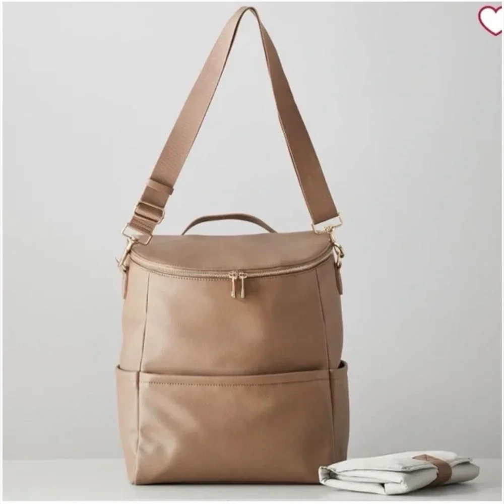 Presidio Convertible Diaper Bag Taupe